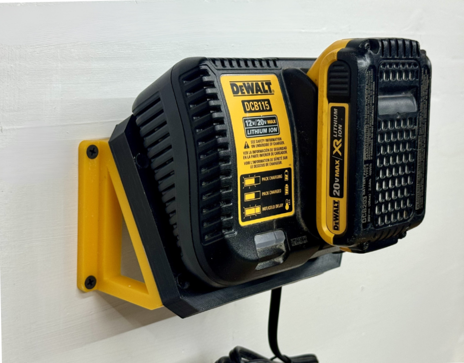 MOUNT for DCB112/DCB113/DCB115/DCB1104 Dewalt Battery Charger- Dewalt Wall Mount for 12v/20vBattery Charger