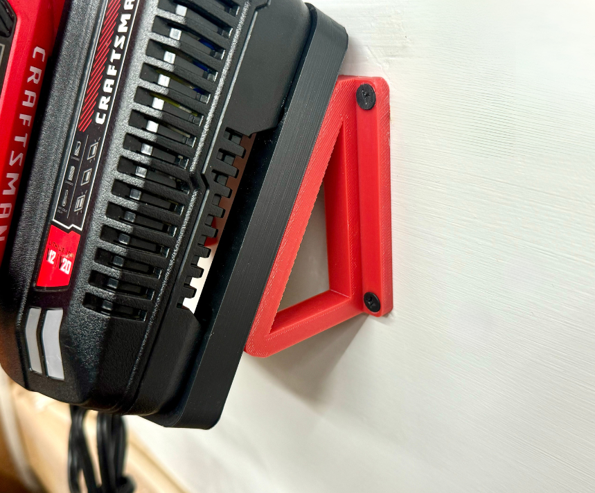 MOUNT for Craftsman V12/V20 Battery Charger- Craftsman Wall Mount for CMCB100 Battery Charger