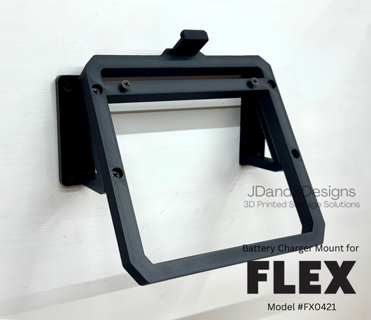 MOUNT for Flex Rapid Charger w/ Top Clamp- Model #FX0421
