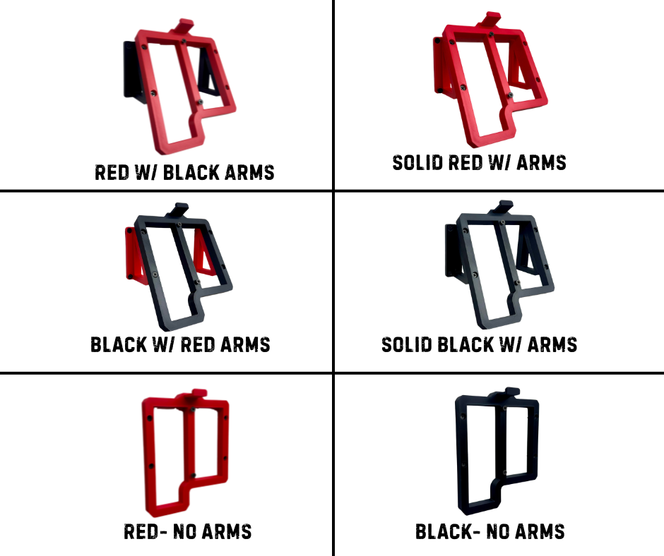 MOUNT for M12-M18 Combo Milwaukee Battery Charger w/ Removeable Top Clamp- Wall Holder for Chargers