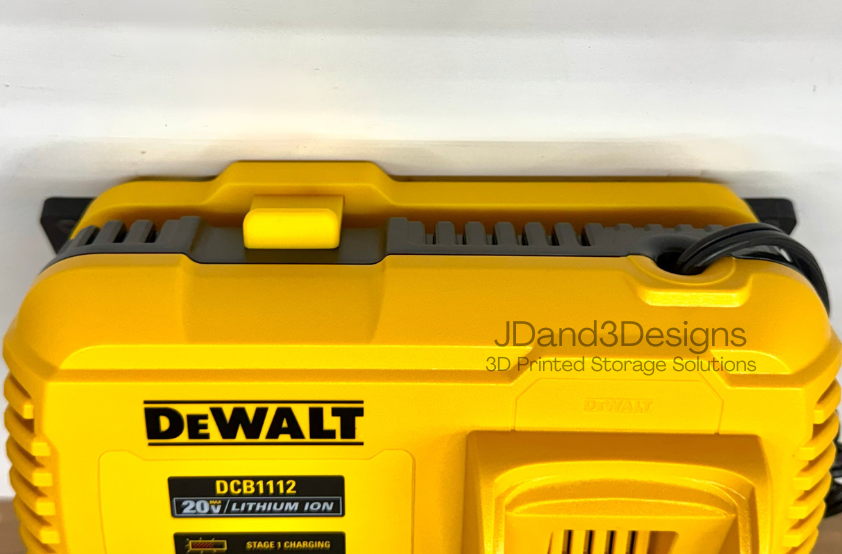 MOUNT for DCB1112 Dewalt Battery Fast Charger- Dewalt Wall Mount for 20v Fast Charger