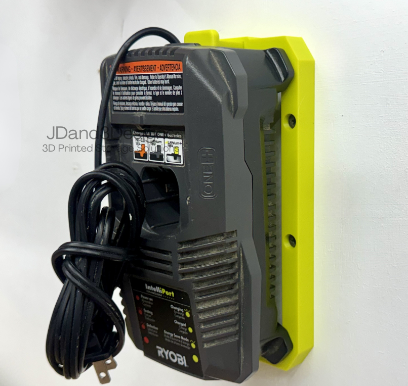 MOUNT for P118 Ryobi 18V One + Battery Charger w/ Removable Top Clamp