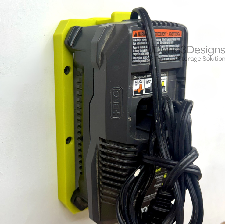 MOUNT for P118 Ryobi 18V One + Battery Charger w/ Removable Top Clamp