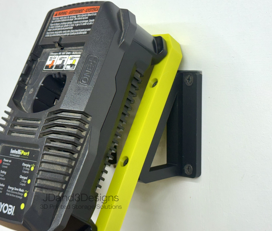 MOUNT for P118 Ryobi 18V One + Battery Charger w/ Removable Top Clamp