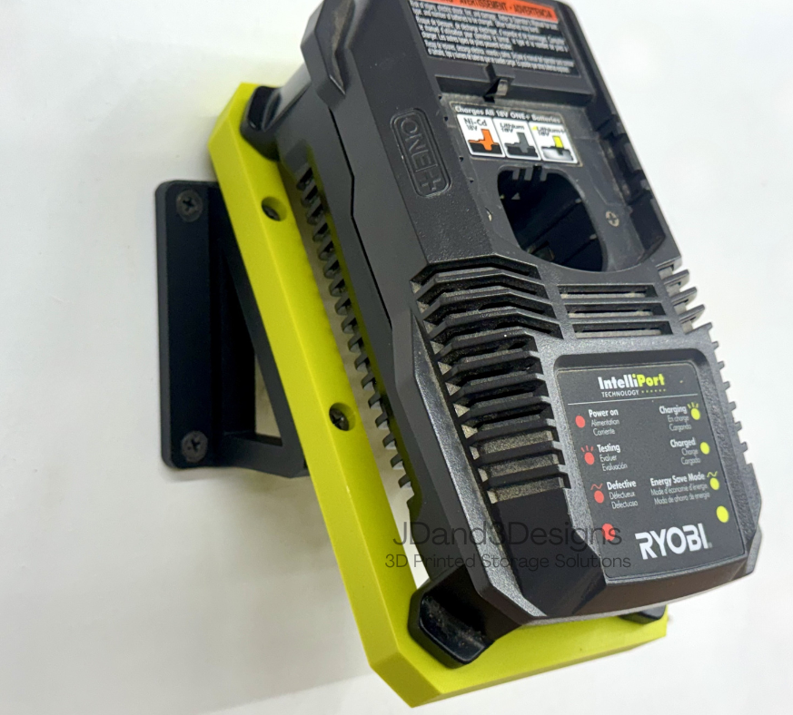 MOUNT for P118 Ryobi 18V One + Battery Charger w/ Removable Top Clamp
