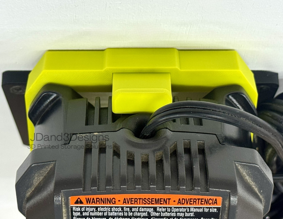 MOUNT for P118 Ryobi 18V One + Battery Charger w/ Removable Top Clamp