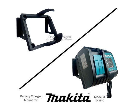 MOUNT for Makita DC18SD Charger Wall Mount- Charger NOT Included