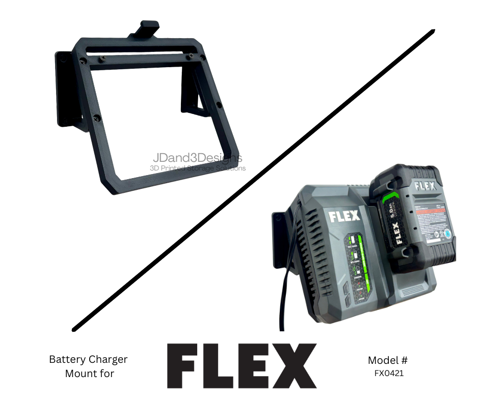 MOUNT for Flex Rapid Charger w/ Top Clamp- Model #FX0421
