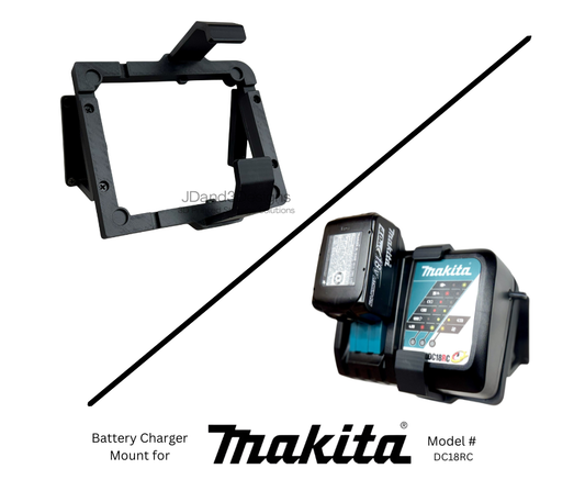 MOUNT for Makita DC18RC- Rapid Charger Wall Mount- Charger NOT Included