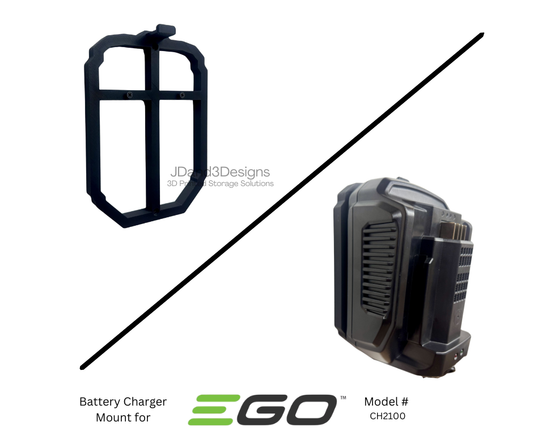 MOUNT for EGO Power+ Charger Model #CH2100 w/ Removable Top Clamp- Charger NOT Included
