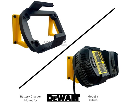 MOUNT for DCB101 Dewalt Battery Charger Dewalt Mount for 12v/20v Battery Charger