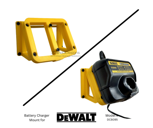 MOUNT for DCB095 8v Max Dewalt Battery Charger- Dewalt Wall Mount