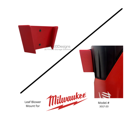 MOUNT for Milwaukee M18 Fuel Brushless Blower Model #3017-20
