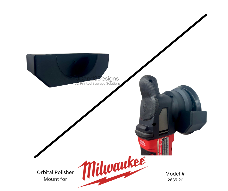 MOUNT for Milwaukee Random Orbital Polisher- Model #2685-20