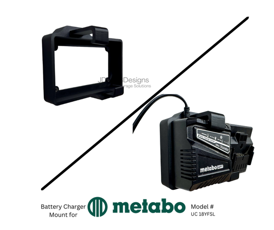 MOUNT for Metabo Battery Charger Model UC 18YFSL