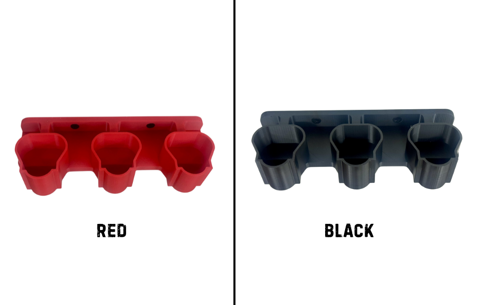 MOUNT for M12- 3 Slot Milwaukee Battery- Battery Holder