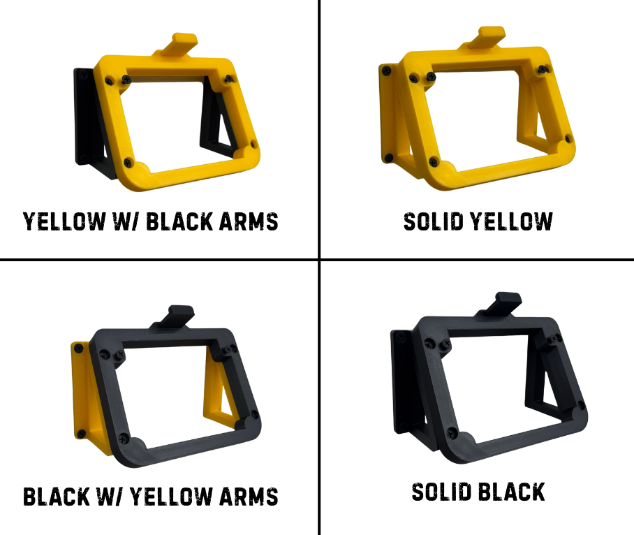 MOUNT for DCB112/DCB113/DCB115/DCB1104 Dewalt Battery Charger w/ removeable TOP CLAMP! - Dewalt Wall Mount for 12v/20vBattery Charger