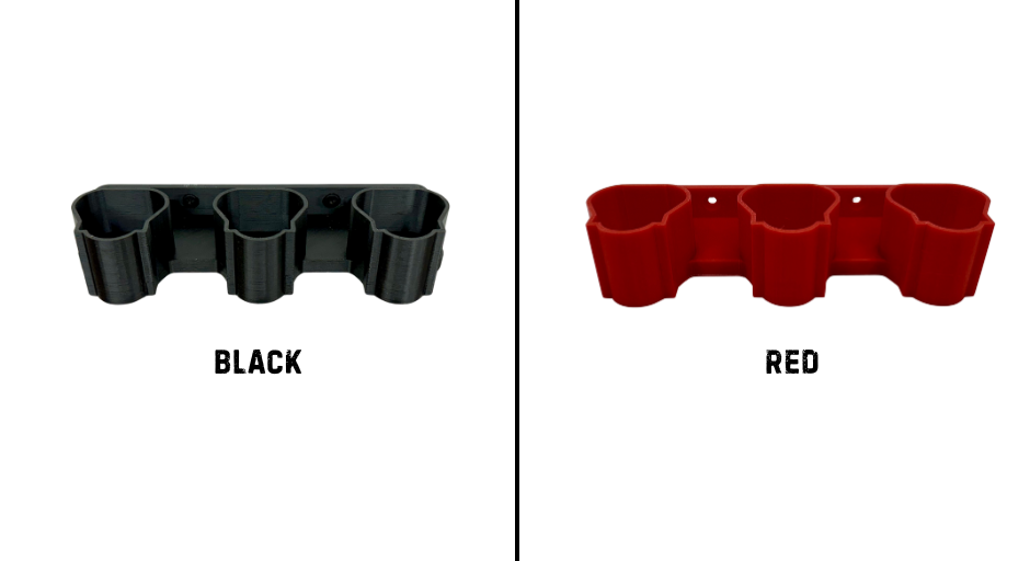 MOUNT for M12- 3 Slot Milwaukee Battery- Battery Holder