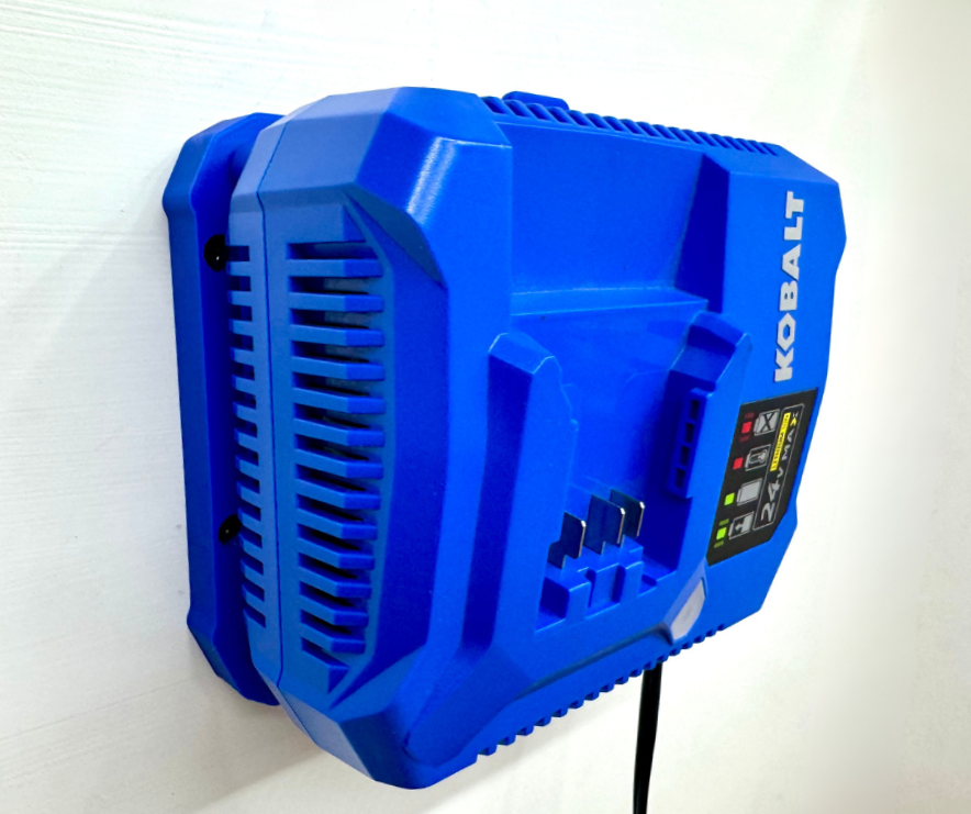 MOUNT for Kobalt 24v Max Battery Charger w/ Top Clamp- Model #KCH 2411-03