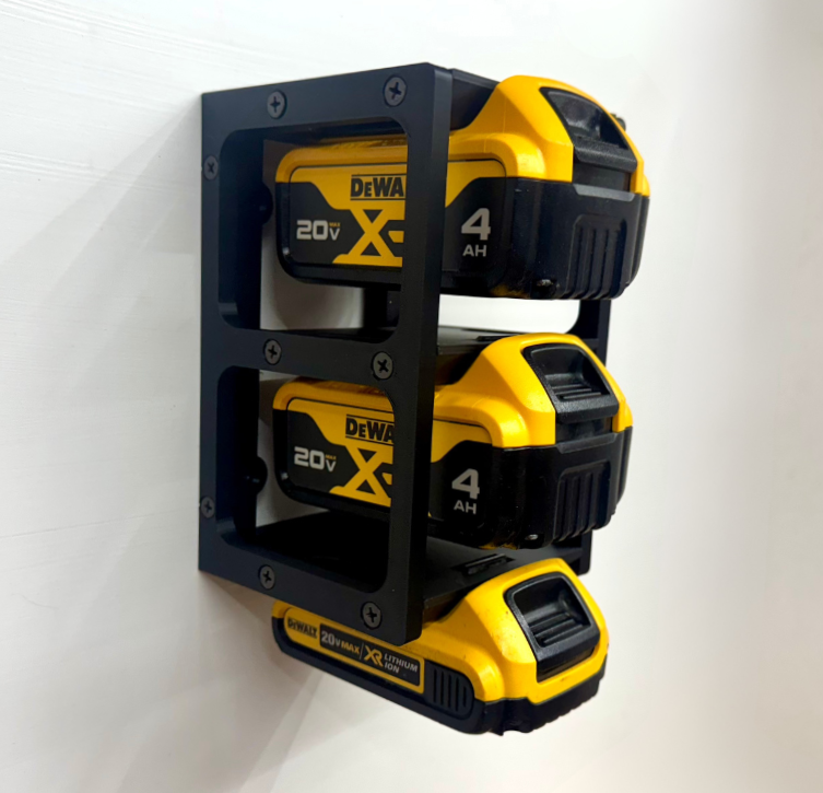 MOUNT for Dewalt Batteries - Battery Storage Station