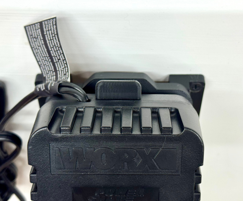 MOUNT for Worx Quick Charge Battery Charger- Model #WA3881- Wall Holder for Chargers