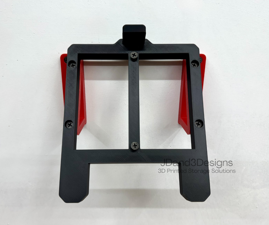 MOUNT for Milwaukee Battery Charger- Model #48-59-1801 w/ Removable Top Clamp- Wall Holder for Chargers
