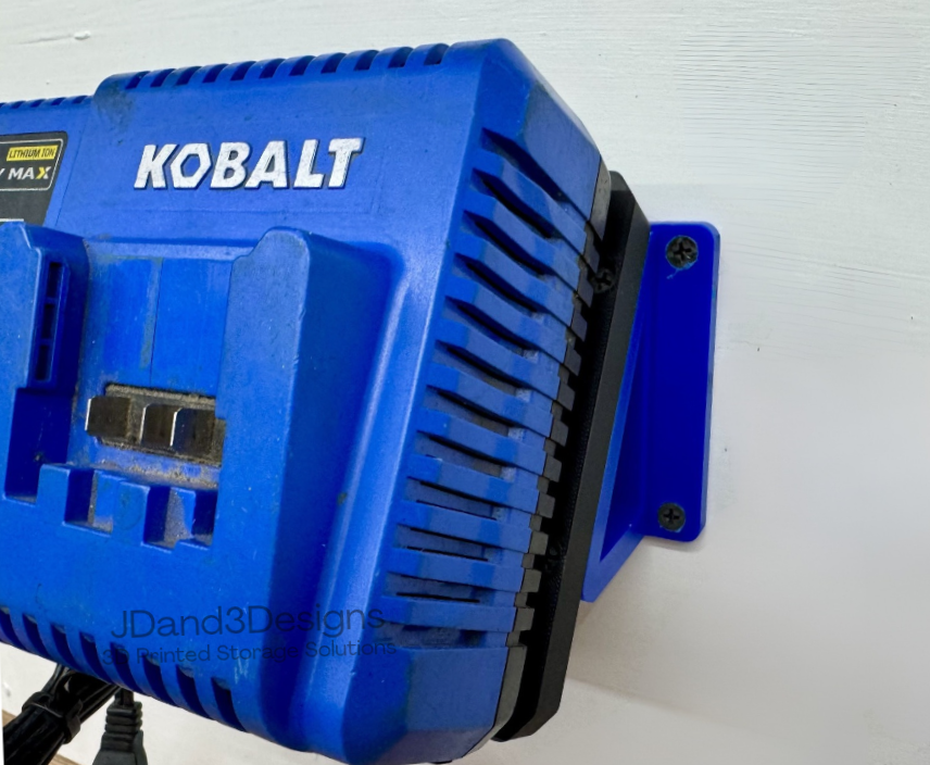 MOUNT for Kobalt (#KRC 2490-03) 24v Max Battery Charger w/ Top Clamp