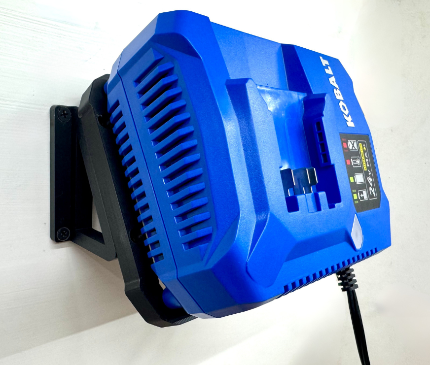 MOUNT for Kobalt 24v Max Battery Charger w/ Top Clamp- Model #KCH 2411-03