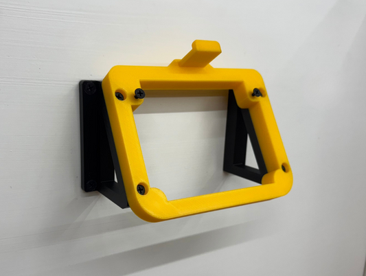 MOUNT for DCB112/DCB113/DCB115/DCB1104 Dewalt Battery Charger w/ removeable TOP CLAMP! - Dewalt Wall Mount for 12v/20vBattery Charger