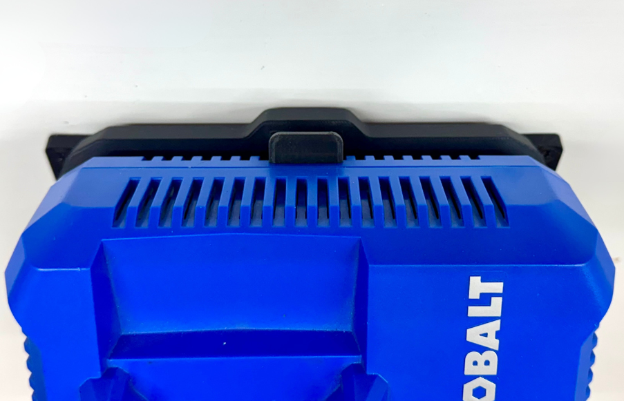 MOUNT for Kobalt 24v Max Battery Charger w/ Top Clamp- Model #KCH 2411-03