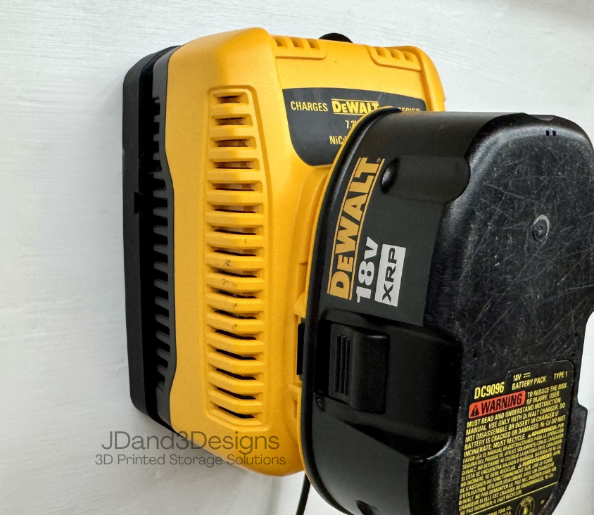 MOUNT for DC9310 Dewalt Battery Charger- Dewalt Wall Mount for 18v Battery Charger