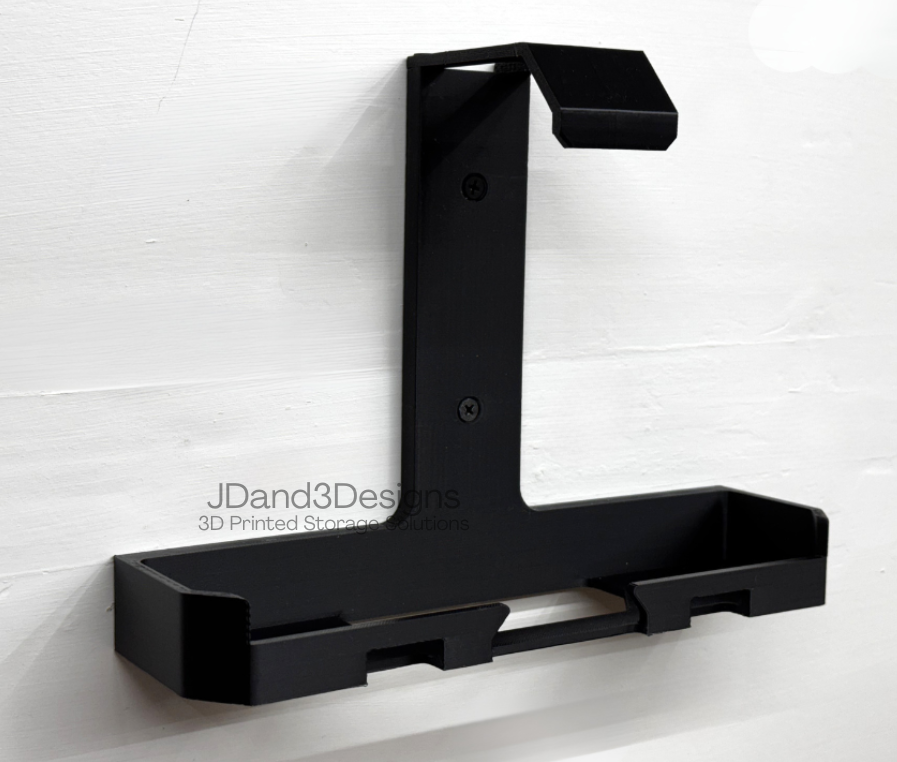 MOUNT for DCB102 Dual Dewalt Battery Charger- Double Dewalt Wall Mount for 12v/20vBattery Charger- Charger not included