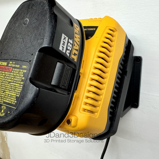 MOUNT for DC9310 Dewalt Battery Charger- Dewalt Wall Mount for 18v Battery Charger