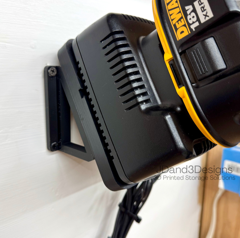MOUNT for DW9116/DW9118/DW9226 Dewalt Battery Charger- Dewalt Wall Mount for 18v Battery Charger