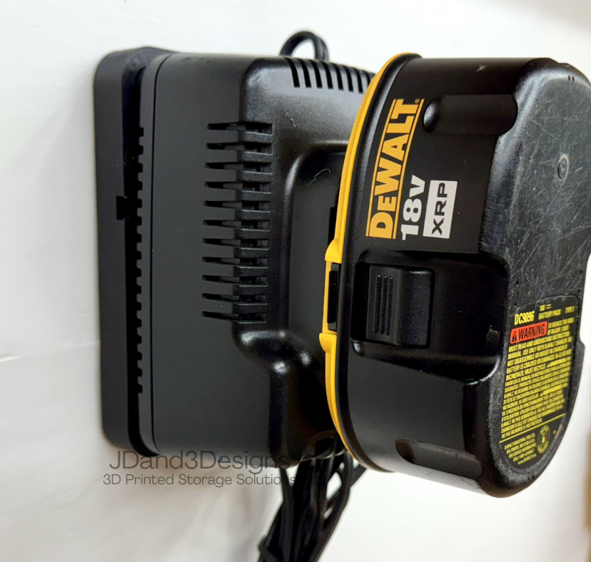 MOUNT for DW9116/DW9118/DW9226 Dewalt Battery Charger- Dewalt Wall Mount for 18v Battery Charger