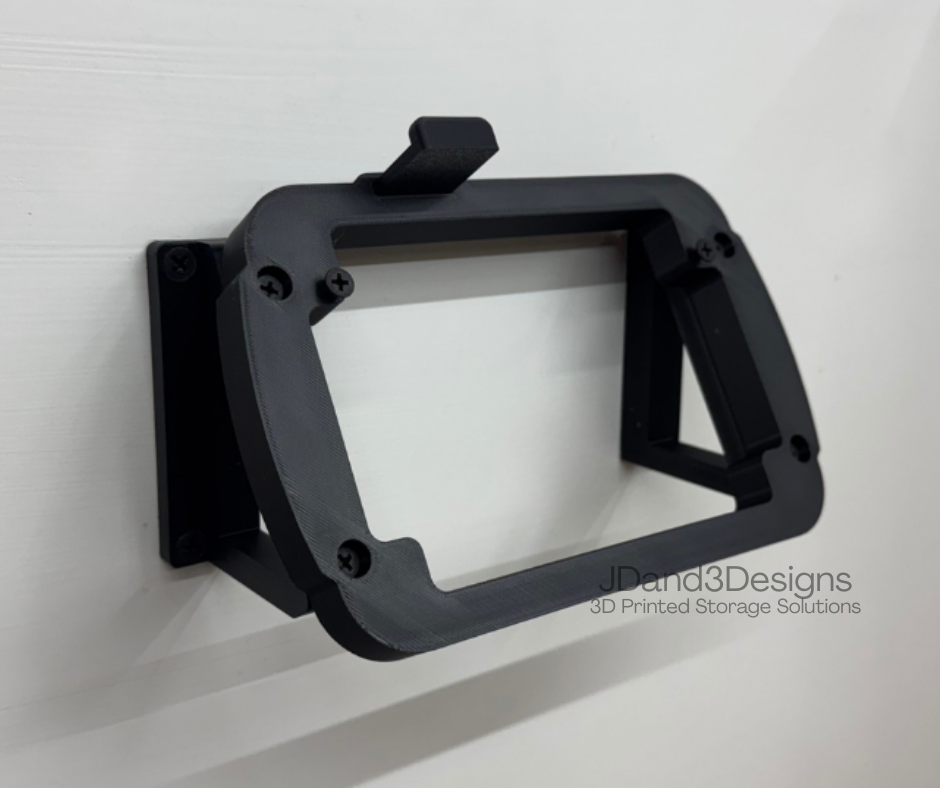 MOUNT for DCB118/DCB1106 Dewalt Battery Charger w/ removeable TOP CLAMP - Dewalt Wall Mount for 20v/60v Max Battery Charger