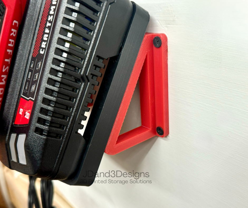 MOUNT for Craftsman V12/V20 Battery Charger- Craftsman Wall Mount for CMCB100 Battery Charger