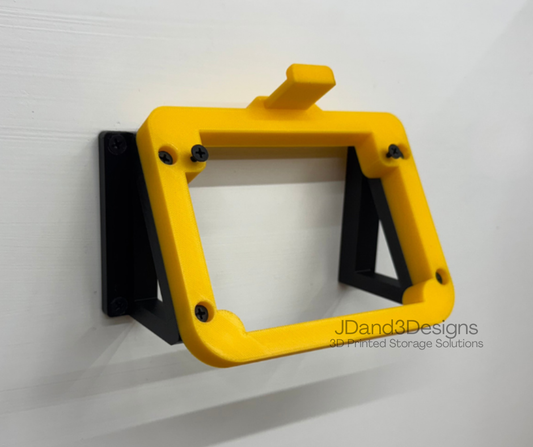 MOUNT for DCB112/DCB113/DCB115/DCB1104 Dewalt Battery Charger w/ removeable TOP CLAMP! - Dewalt Wall Mount for 12v/20vBattery Charger