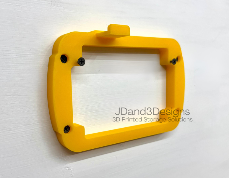 MOUNT for DCB118/DCB1106 Dewalt Battery Charger w/ removeable TOP CLAMP - Dewalt Wall Mount for 20v/60v Max Battery Charger